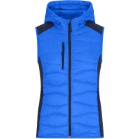 Ladies' Hybrid Vest - Blue/navy