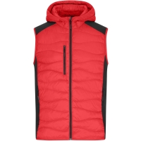 Men's Hybrid Vest - Red/black