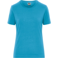 Ladies' BIO Stretch-T Work - SOLID - - Turquoise