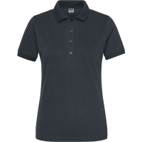 Ladies' BIO Stretch-Polo Work - SOLID - - Carbon