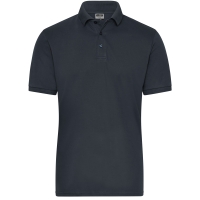 Men's BIO Stretch-Polo Work - SOLID - - Carbon