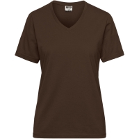 Ladies' BIO Workwear T-Shirt - Brown