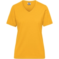 Ladies' BIO Workwear T-Shirt - Gold yellow