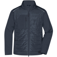 Men's Hybrid Jacket - Carbon/carbon