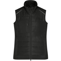 Ladies' Hybrid Vest - Black/black
