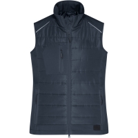 Ladies' Hybrid Vest - Carbon/carbon