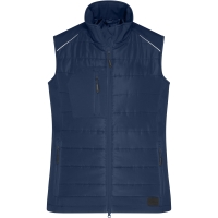 Ladies' Hybrid Vest - Navy/navy