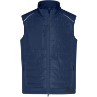 Men's Hybrid Vest - Navy/navy