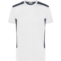 Men`s Workwear T-Shirt - STRONG - - White/carbon