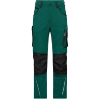 Workwear Pants Slim Line  - STRONG - - Dark green/black