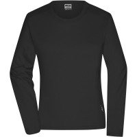 Ladies' Workwear-Longsleeve-T - Black