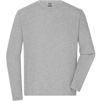 Men's Workwear-Longsleeve-T - Grey heather