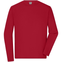 Men's Workwear-Longsleeve-T - Red