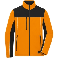 Signal-Workwear Softshell-Jacket - Neon orange/black