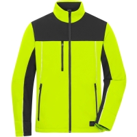 Signal-Workwear Softshell-Jacket - Neon yellow/black