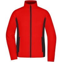 Ladies' Stretchfleece Jacket - Red/black