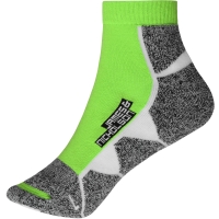 Sport Sneaker Socks - Bright green/white