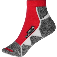Sport Sneaker Socks - Red/white