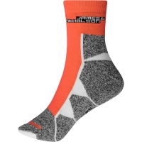 Sport Socks - Bright orange/white