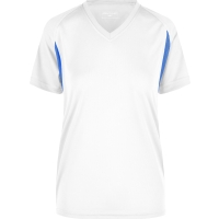 Ladies' Running-T - White/royal