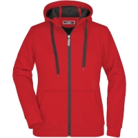 Ladies' Doubleface Jacket - Red/carbon