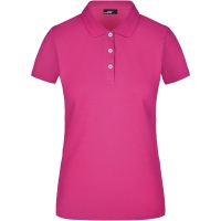 Ladies' Elastic Piqué Polo - Pink