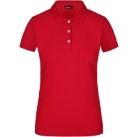 Ladies' Elastic Piqué Polo - Red