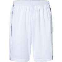 Basic Team Shorts - White/black
