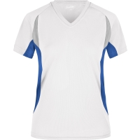 Ladies' Running-T - White/royal