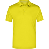 Men's Polo High Performance - Yellow