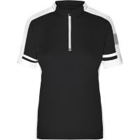 Ladies' Bike-T Half Zip - Black