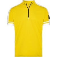 Men's Bike-T Half Zip - Sun yellow