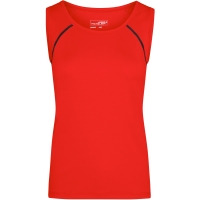 Ladies' Sports Tanktop - Bright orange/black