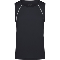 Men's Sports Tanktop - Black/white