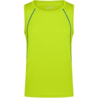 Men's Sports Tanktop - Bright yellow/bright blue