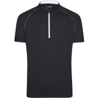 Men's Bike-T Half Zip - Black/white