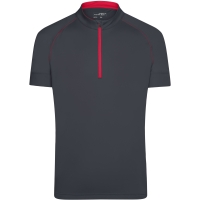 Men's Bike-T Half Zip - Titan/tomato