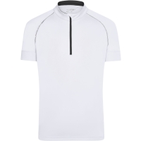 Men's Bike-T Half Zip - White/black