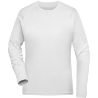 Ladies' Sports Shirt Long-Sleeved - White