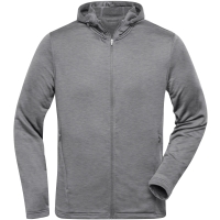 Men's Sports Zip Hoody - Light melange