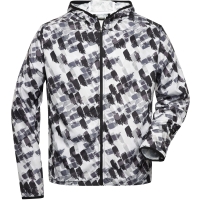 Men's Sports Jacket - Black printed