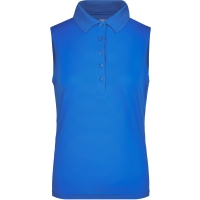 Ladies' Active Polo Sleeveless - Cobalt