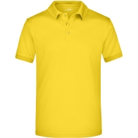 Men's Active Polo - Sun yellow