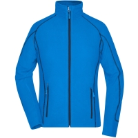 Ladies' Structure Fleece Jacket - Aqua/navy