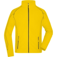 Men's Structure Fleece Jacket - Yellow/carbon