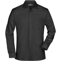 Men's Business Shirt Long-Sleeved - Black