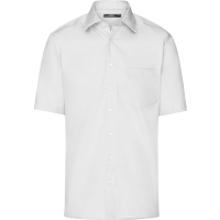 Men's Business Shirt Short-Sleeved - White