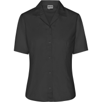 Ladies' Business Blouse Short-Sleeved - Black