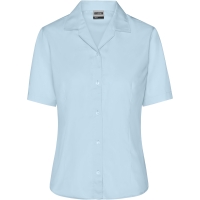 Ladies' Business Blouse Short-Sleeved - Light blue