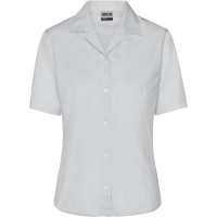 Ladies' Business Blouse Short-Sleeved - Light grey